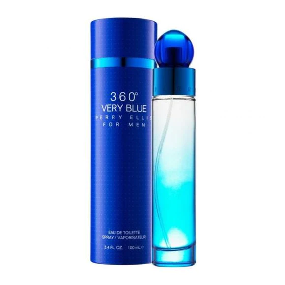 Perry Ellis 360° Very Blue For Men Eau de Toilette Caballero 100ml