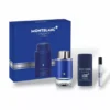 Estuche Mont Blanc Explorer Ultra blue Eau de Parfum 3 Piezas Caballero 100ml