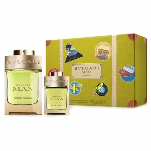 Estuche Bulgari Man Wood Neroli EDP 2 Piezas 100ml Caballero