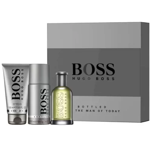 Estuche Hugo Boss Bottled Intense EDT 3 Piezas 100ml Caballero