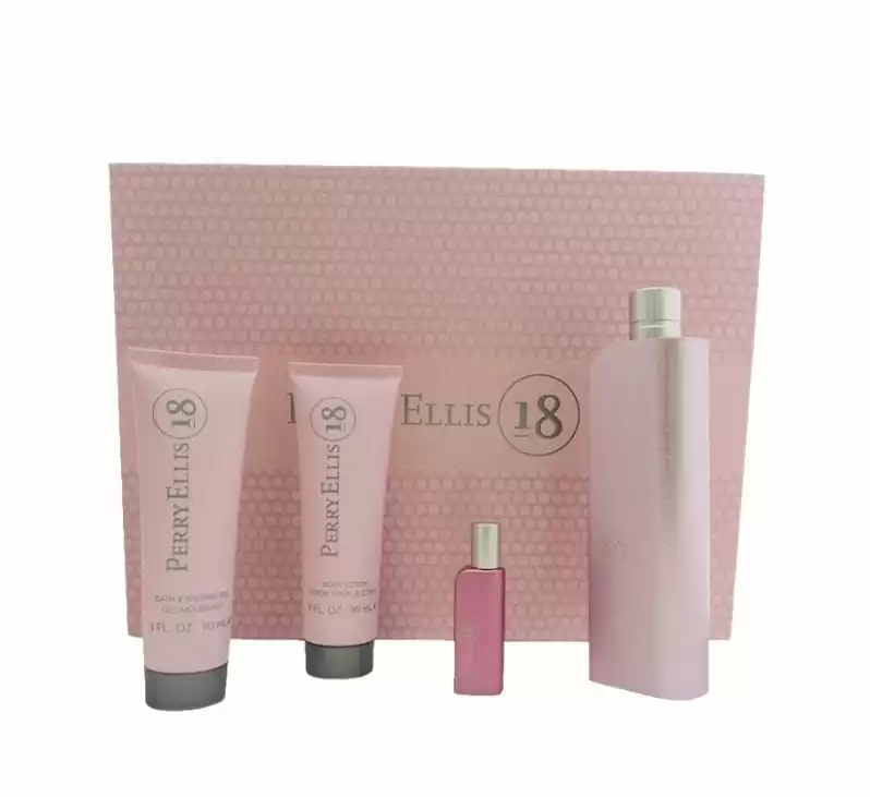 Estuche Perry Ellis 18 Eau de Parfum 4 Piezas Dama 100ml