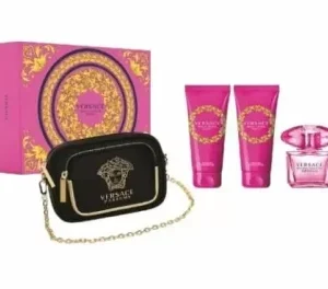 Estuche Versace Bright Crystal Eau de Toilette 4 Piezas Dama 90ml