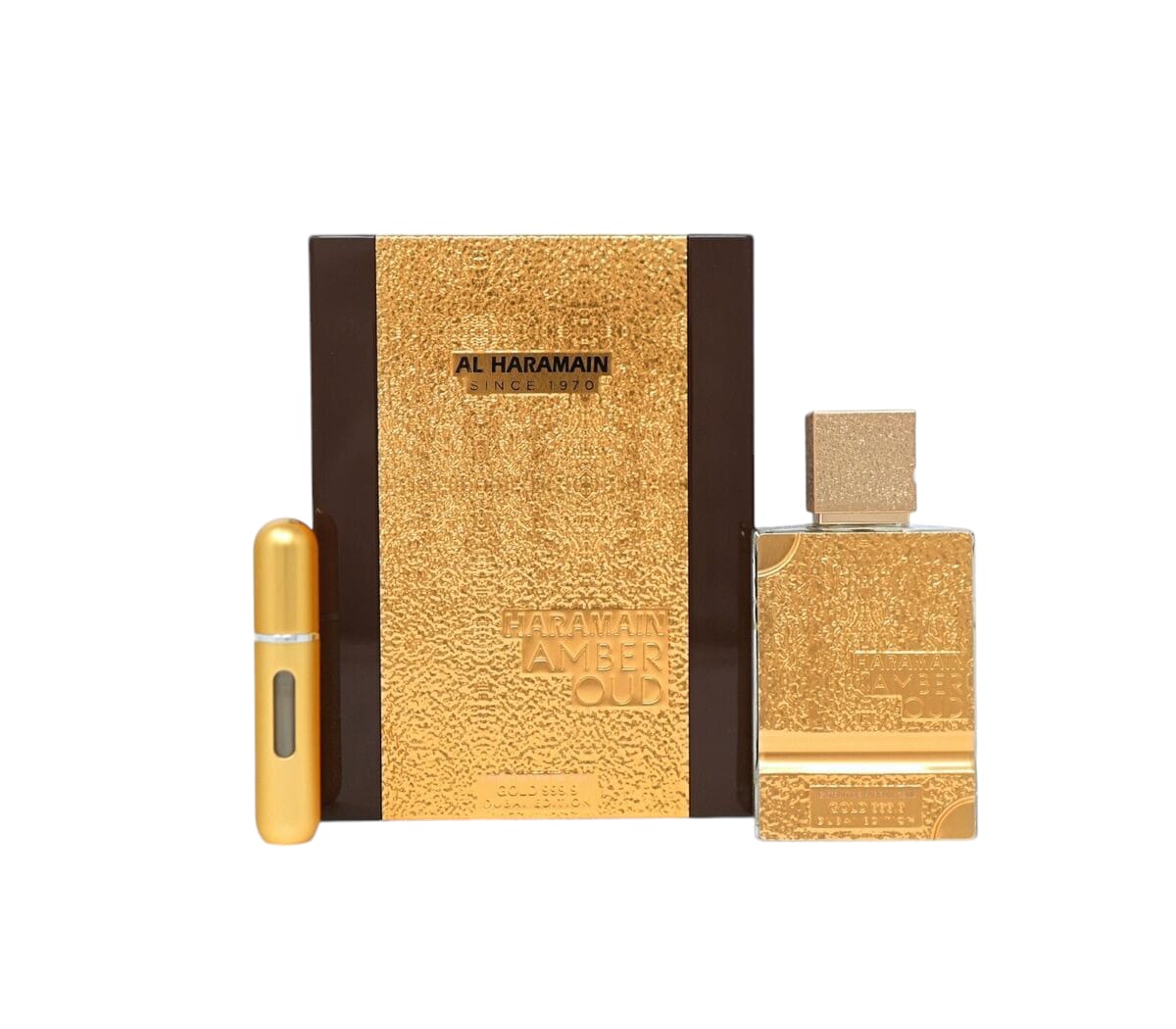 Al Haramain Amber Oud Gold 999.9 Dubai Edition 75ml Unisex Original