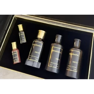 Estuche Bharara Onix Eau de Parfum 5 Piezas Unisex Original