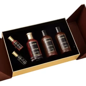 Estuche Bharara Chocolate Eau de Parfum 5 Piezas Unisex Original